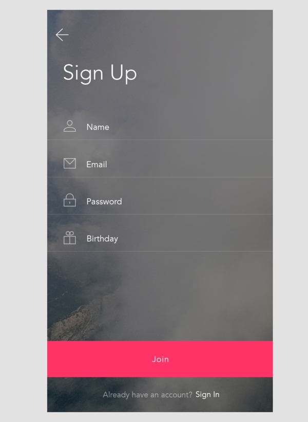 signup