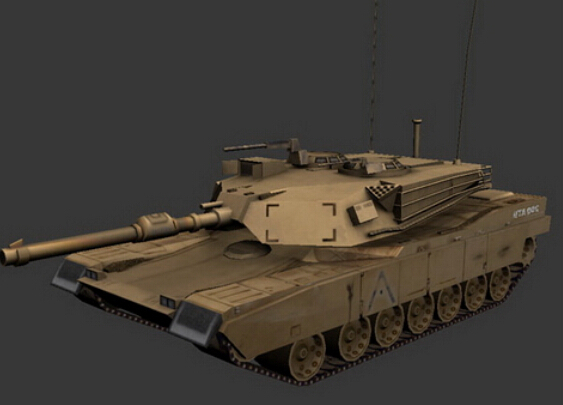M1坦克3D模型下载
