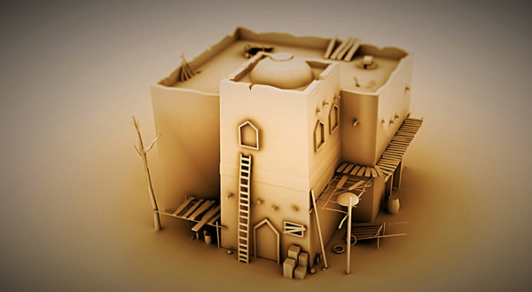 中东建筑模型图片