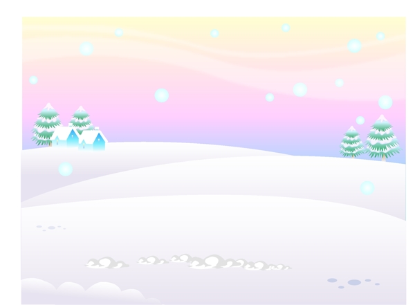 雪景風(fēng)景畫