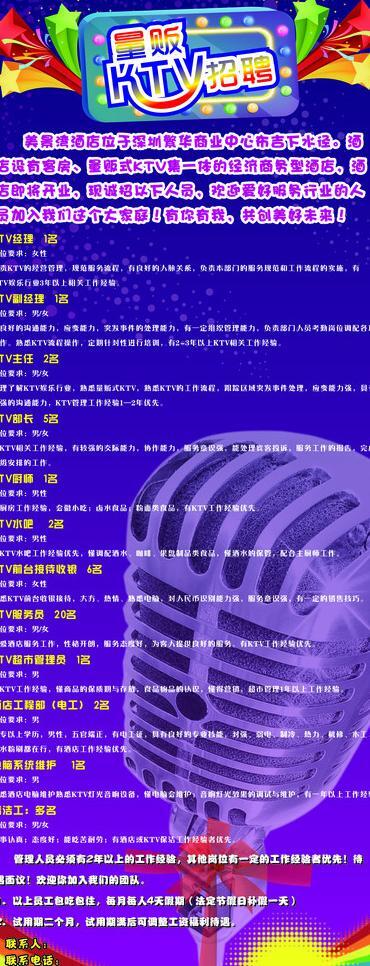 ktv招聘圖片