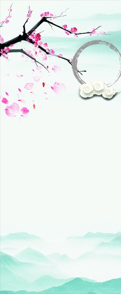 桃花展架
