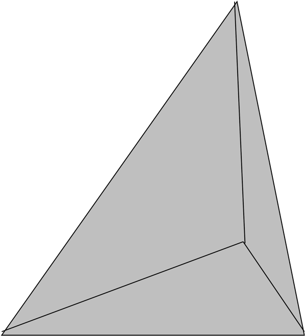 三角体图片