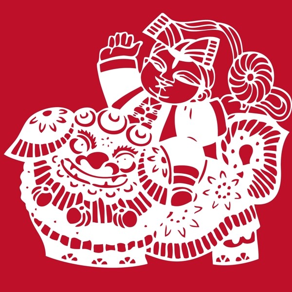 印花矢量圖色彩紅色白色民族免費(fèi)素材