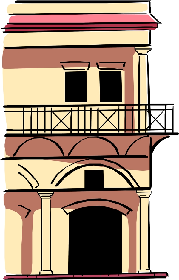 卡通建筑