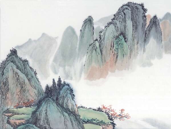 水墨山水畫(huà)圖片