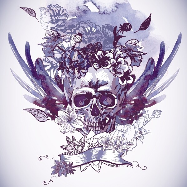SKULL骷髏圖案圖片