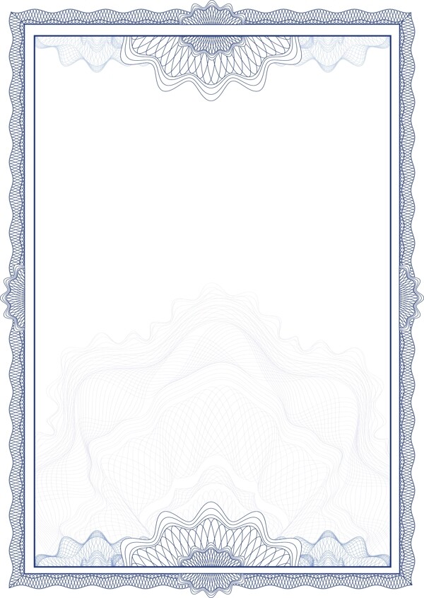 歐式證書(shū)矢量素材