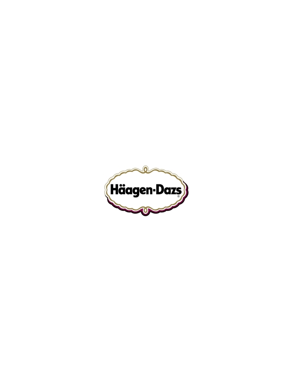HaagenDazslogo設(shè)計(jì)欣賞HaagenDazs名牌飲料LOGO下載標(biāo)志設(shè)計(jì)欣賞