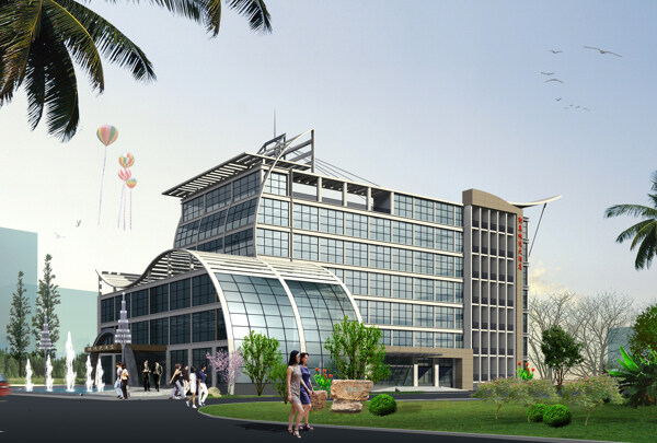 酒店建筑設(shè)計圖片