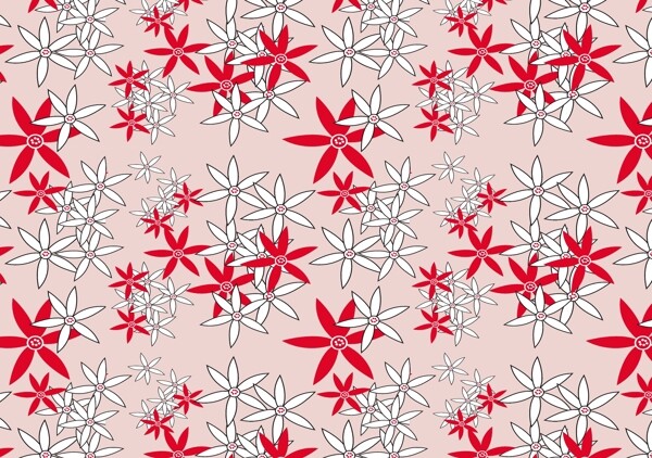 歐美花紋1739矢量EPS