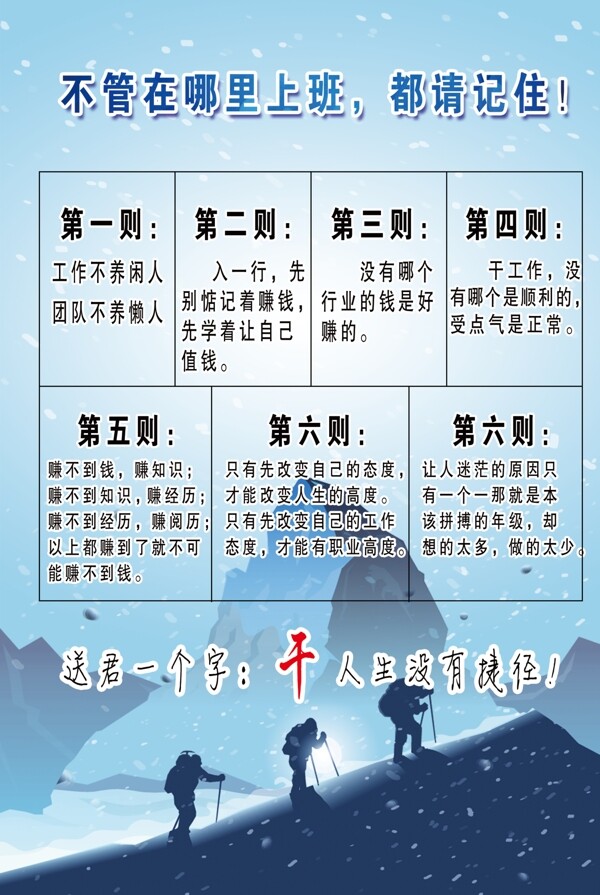 勵(lì)志展板