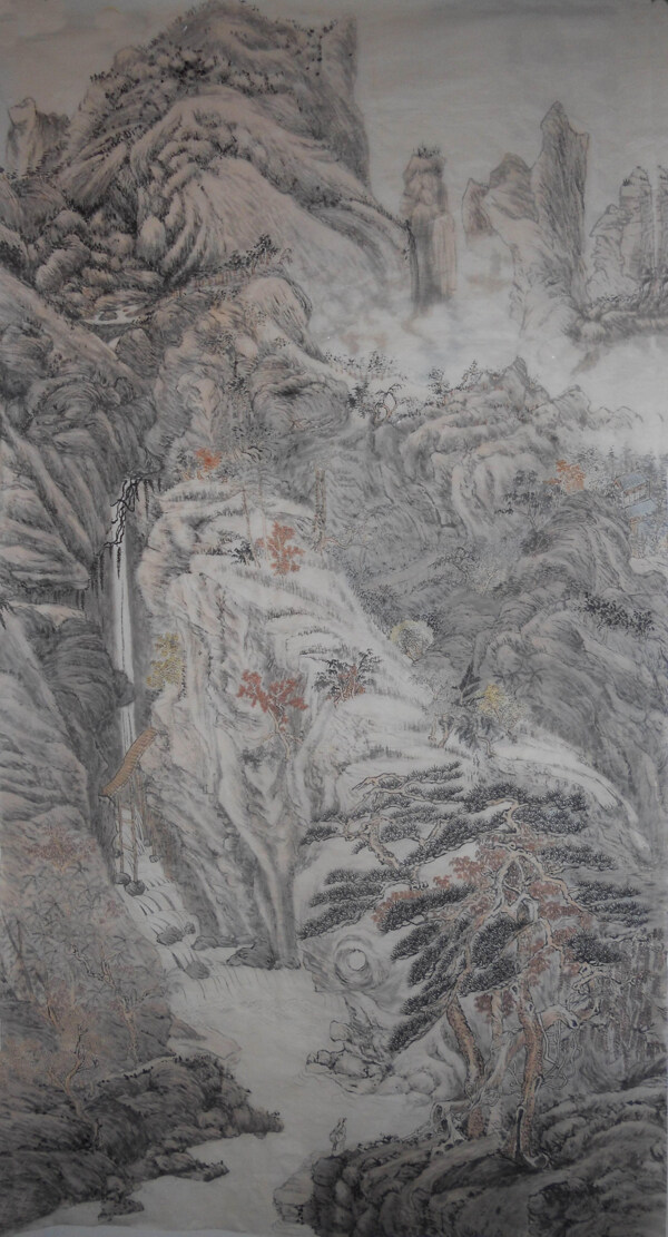 風(fēng)景寫意國畫圖片