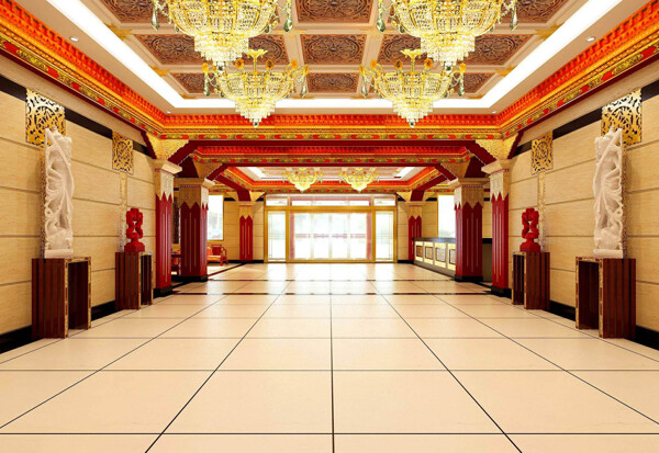 豪華大廳設(shè)計