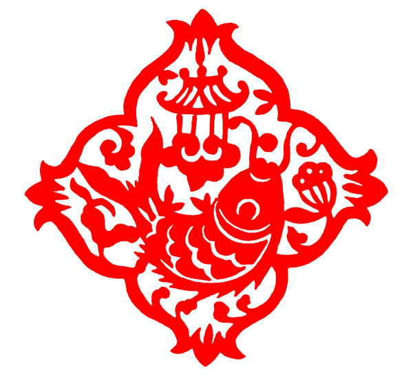 窗花剪紙民間美術(shù)0015