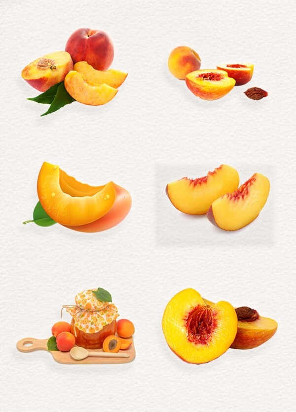 鲜美水果红色油桃png实物图片