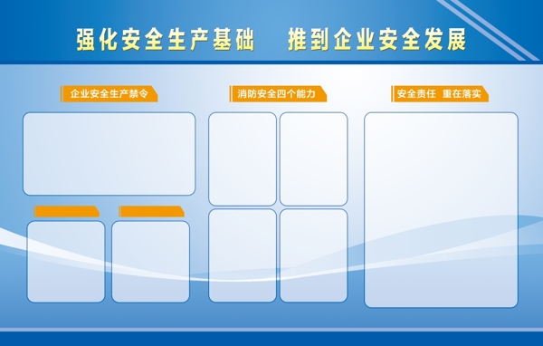 安全生產(chǎn)展板圖片