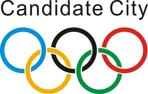 奥运会五环标志图片