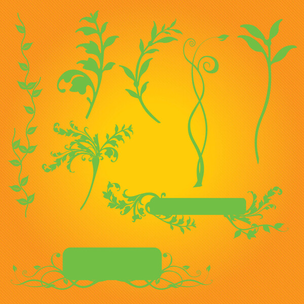 矢量植物