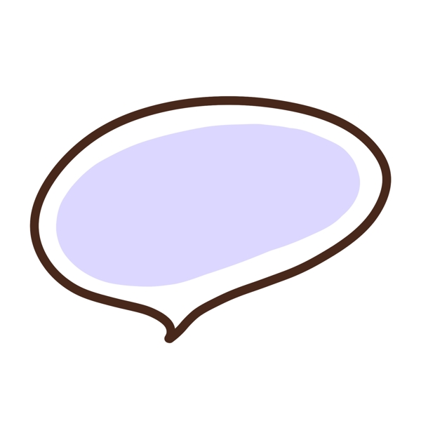 紫色聊天气泡对话框下载