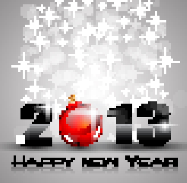 2013年的蛇賀卡03矢量素材