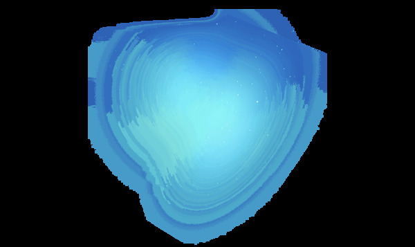 藍(lán)色渲染抽象插畫(huà)png元素