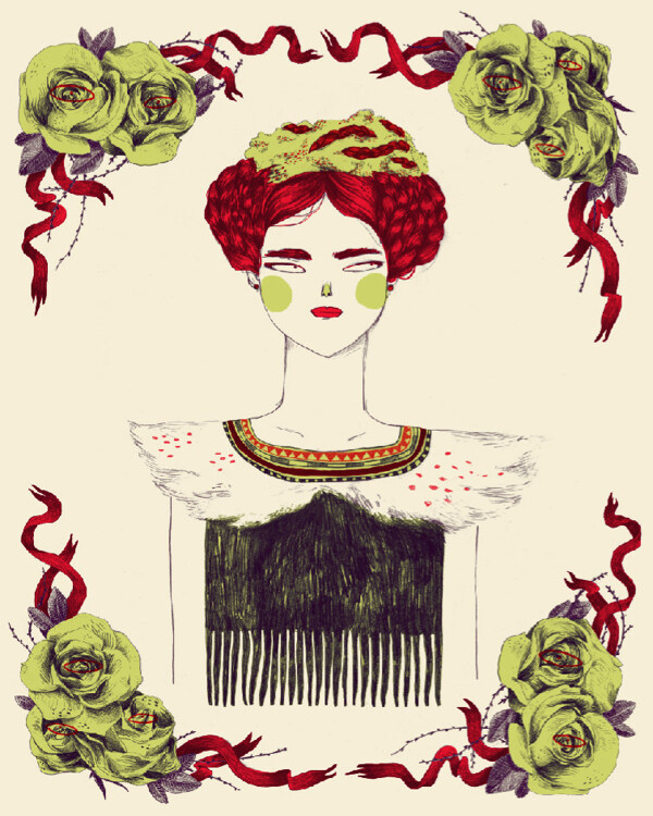 位圖插畫人物插畫人物女人免費(fèi)素材