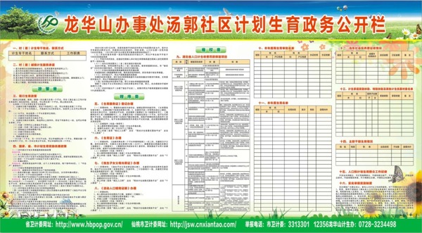 計(jì)劃生育政務(wù)公開(kāi)欄
