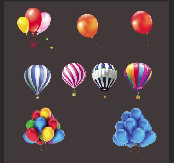 热气球气球蒸气球