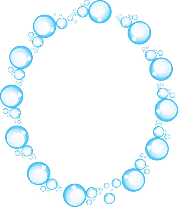 气泡水滴元素设计