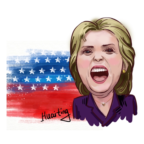美国总统候选人希拉里