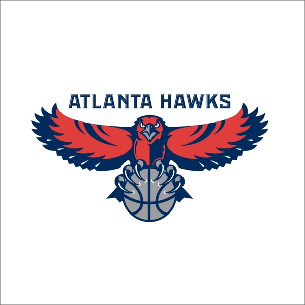 美国NBA老鹰队队标标志logo