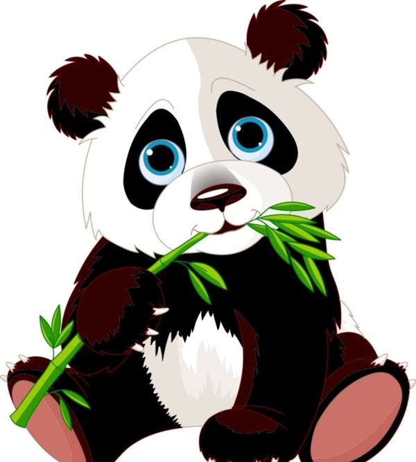 插畫熊貓
