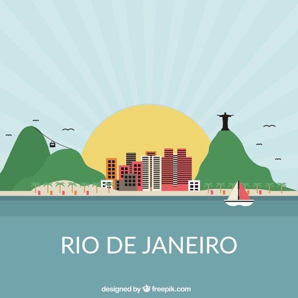 里约热内卢rio城市矢量建筑