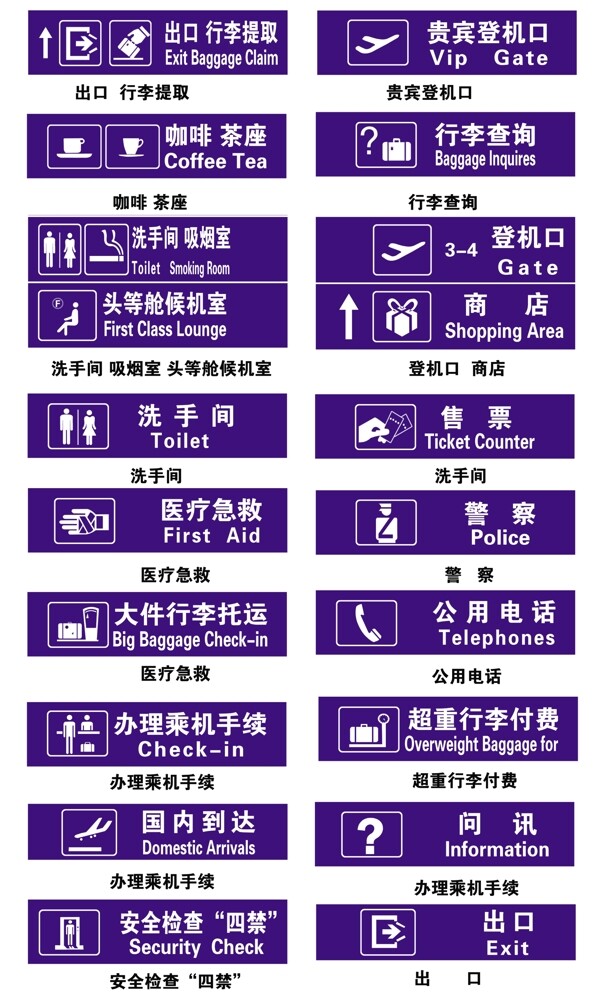 民航燈箱大全