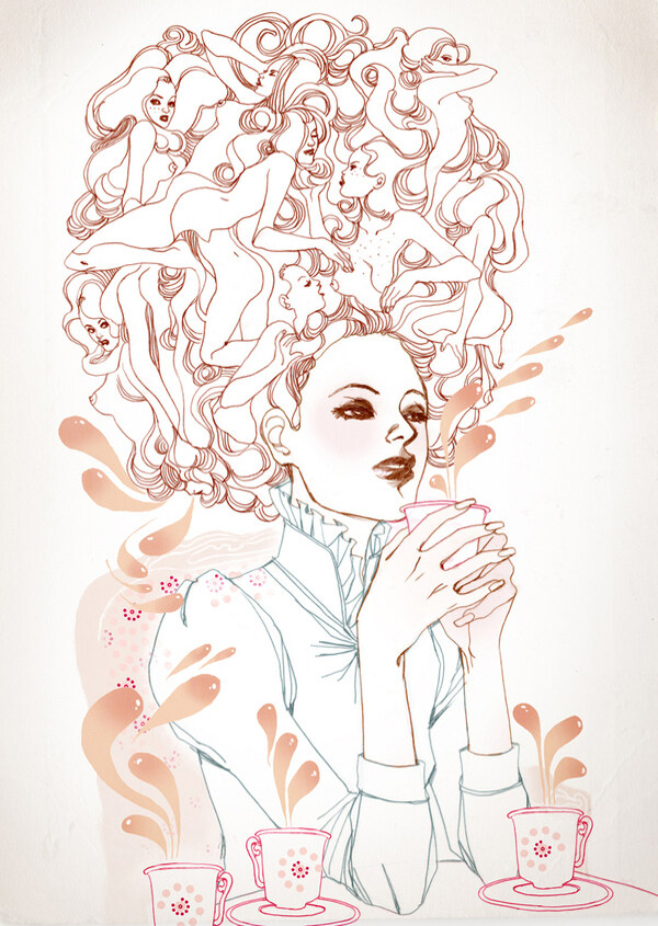 位圖插畫時(shí)尚插畫人物插畫插畫師免費(fèi)素材