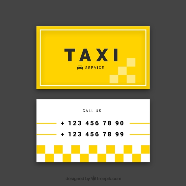 抽象出租车司机名片