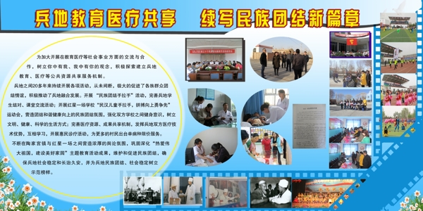 兵地建設(shè)展板