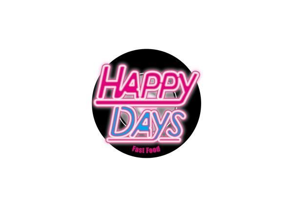 HappyDaysFastFoodlogo設(shè)計欣賞HappyDaysFastFood名牌飲料LOGO下載標(biāo)志設(shè)計欣賞
