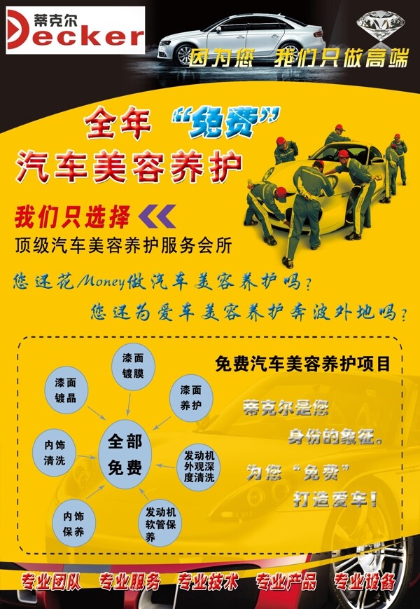 蒂克兒汽車美容養(yǎng)護(hù)