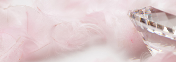 粉色溫馨水晶背景banner