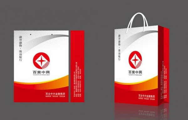 手提袋展開圖圖片