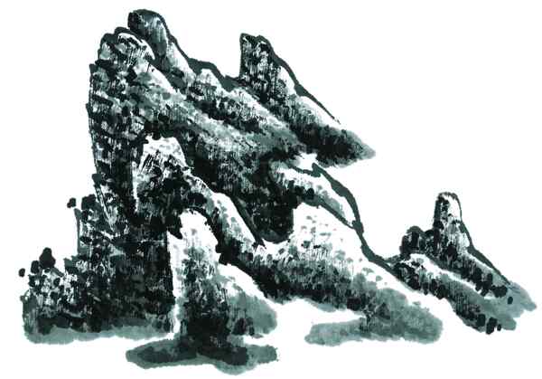 水墨山水畫圖片