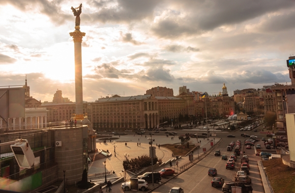 乌克兰首都独立广场图片