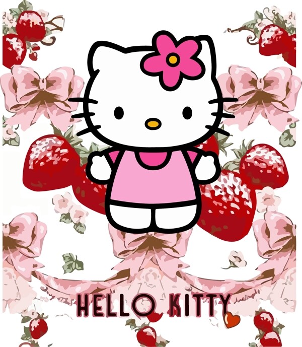Hellokitty愛草莓