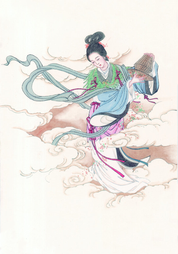 中華藝術(shù)繪畫古畫繪畫仙女神仙嫦娥貂蟬西施中國古代繪畫