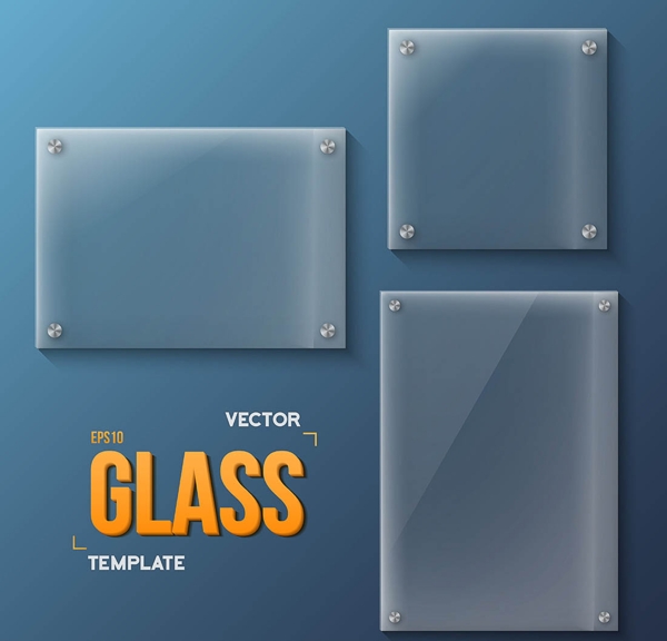 透明玻璃玻璃图标玻璃背景