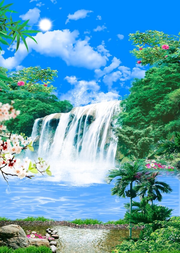 山水畫圖片