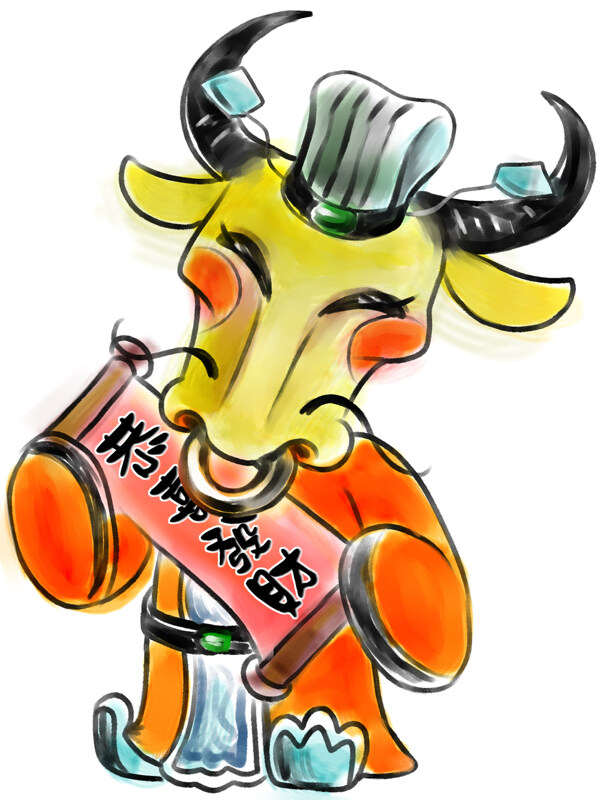 十二生肖牛圖片