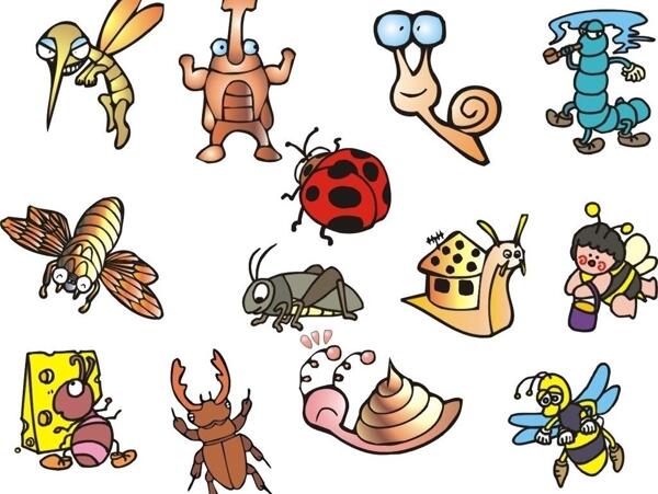 矢量卡通昆虫3图片